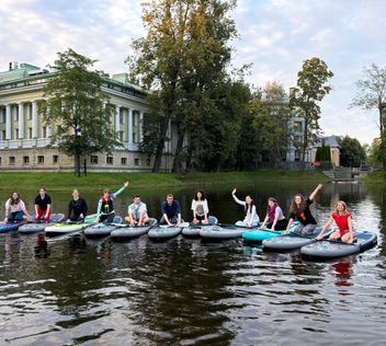 Sup прогулка по Каменному острову