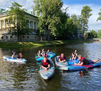 SUP прогулка Парковые острова / Каменный остров