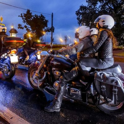 Ночной мототур — мосты и мотоциклы