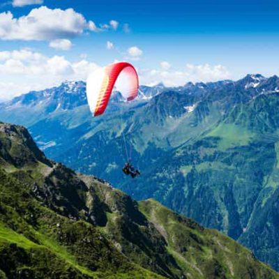 Полет на параплане в тандеме с инструктором в Сочи и Абхазии!