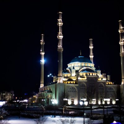 Вечерние мечети Чечни