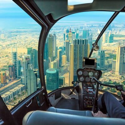 Увидеть Дубай из кабины вертолета!