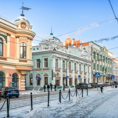 Нижегородский кремль и улица Рождественская