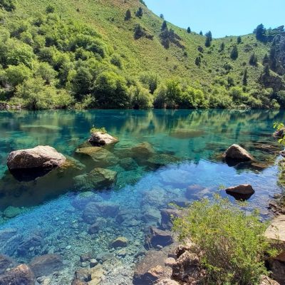 Озёра Урунгач и Чарвакское водохранилище из Ташкента