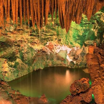 Подземное царство в Португалии. Спуск в пещеры «Мира де Айре»