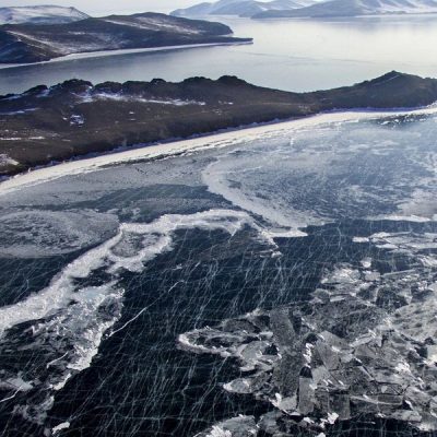 К острову Ольхон — по льду Байкала!