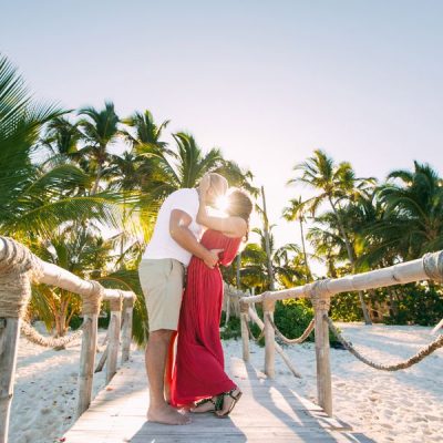 Романтическая фотосессия на частном пляже в Пунта-Кане