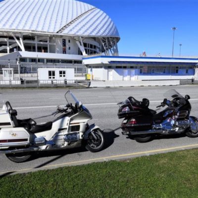 Экскурсия по Олимпийскому парку Сочи на мотоциклах
