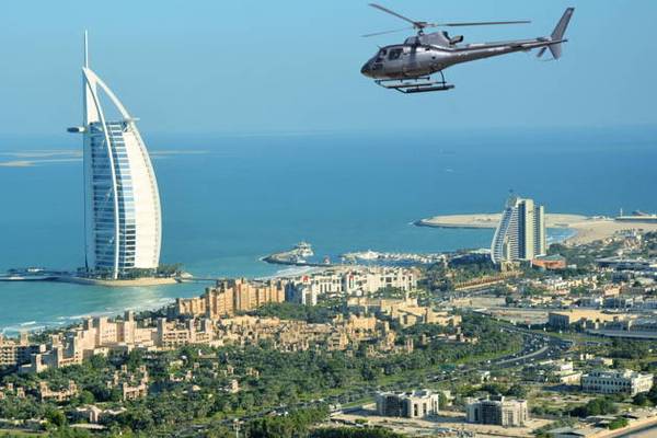 Лучшие виды Дубая: полет на вертолете над городом