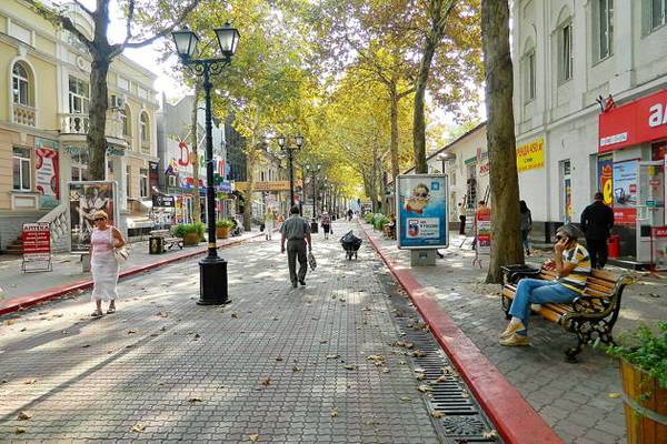 Крымский мост и город Керчь