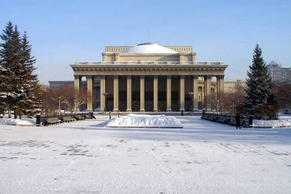 По центру Новосибирска пешком