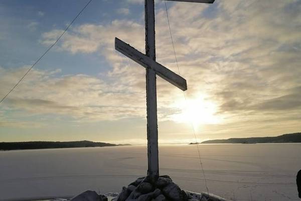Зимняя прогулка на аэросанях на остров Валаам