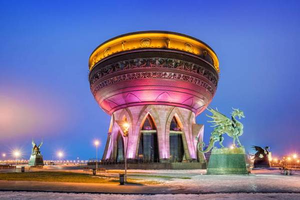 Тысяча огней Казани: вечерняя экскурсия, авто-пешеходная.