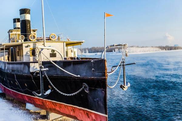 Первое знакомство с Красноярском и посещение музея-парохода