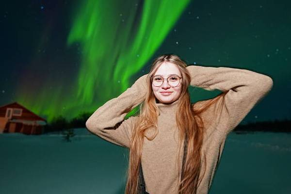 Северное сияние — фото (видео) на профессиональный фотоаппарат