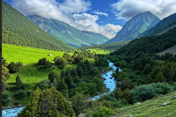 Небесный мост, Аламединское ущелье и центр отдыха Архар