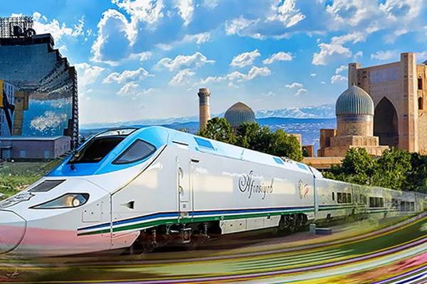 От Ташкента до Самарканда на поезде Шарк