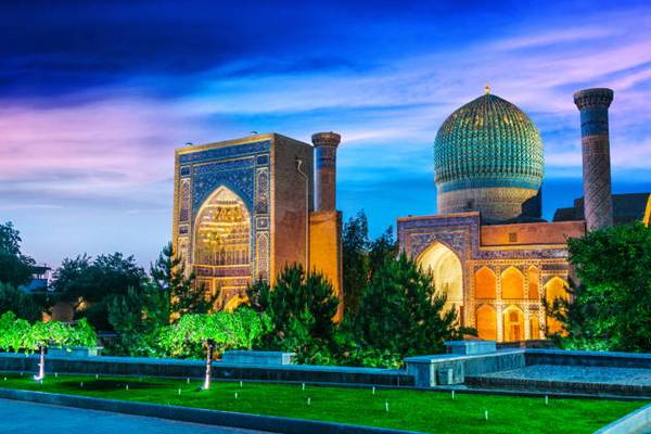 Вечерняя прогулка по Самарканду