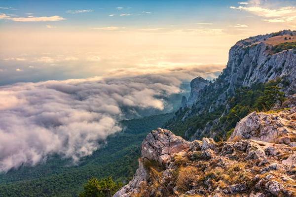 Встреча рассвета на горе Ай-Петри из Мисхора