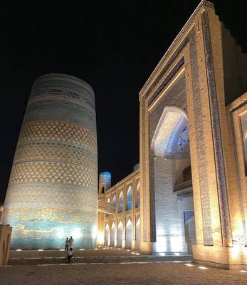 Волшебная Хива вечером