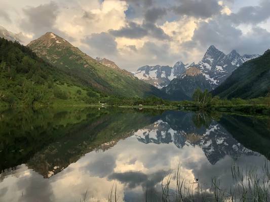 Из Домбая — к Туманному озеру