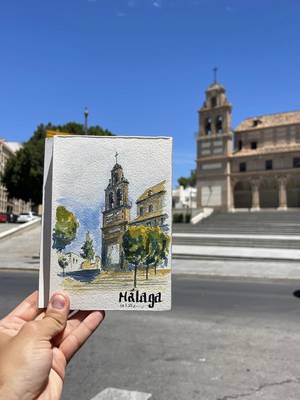 Гуляем по Малаге и рисуем её