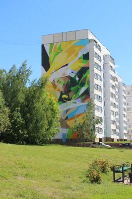 Выкса — город Железной Розы и стрит-арта (на вашем авто)