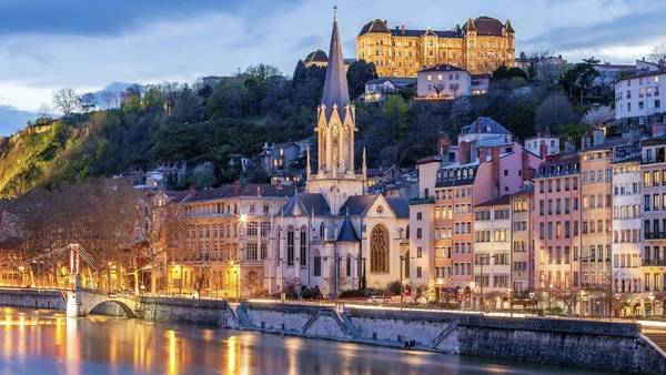 Огни вечернего Лиона