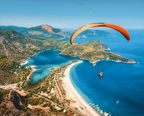 Параглайдинг в Санье