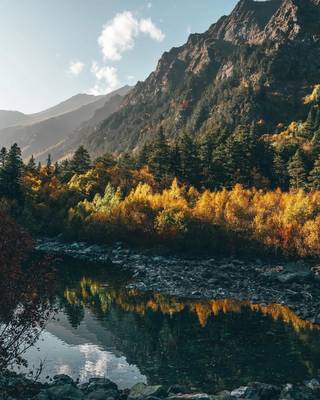 Из Домбая — в Джамагатское ущелье с источниками нарзана, Сентинский храм и Тебердинский заповедник
