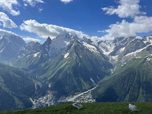 Самое красивое в Домбае за несколько часов + деревня альпак